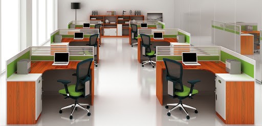 Bộ bàn ghế văn phòng tphcm với đường vân gỗ mang đến sự sang trọng cho không gian.